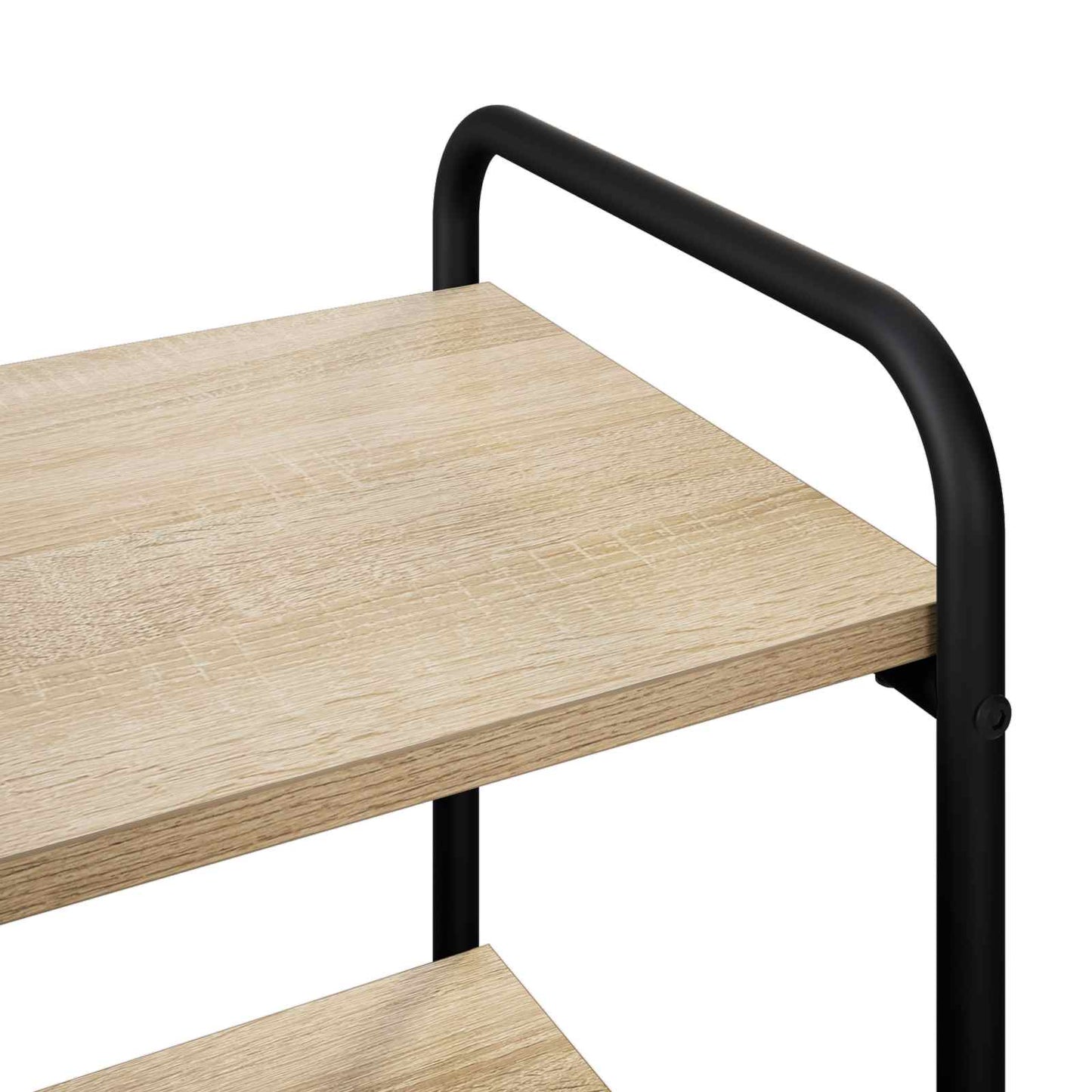 vidaXL Console Table Sonoma Oak 80 x 35 x 75 cm Engineered Wood