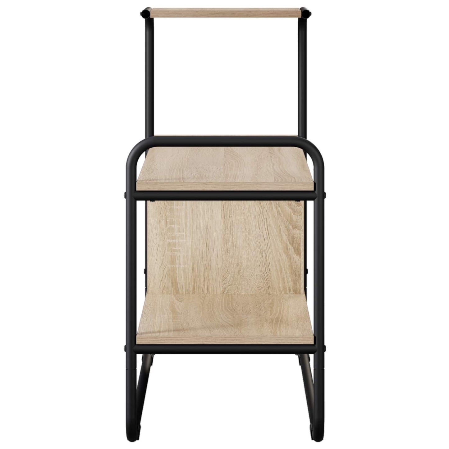 vidaXL Console Table Sonoma Oak 80 x 35 x 75 cm Engineered Wood