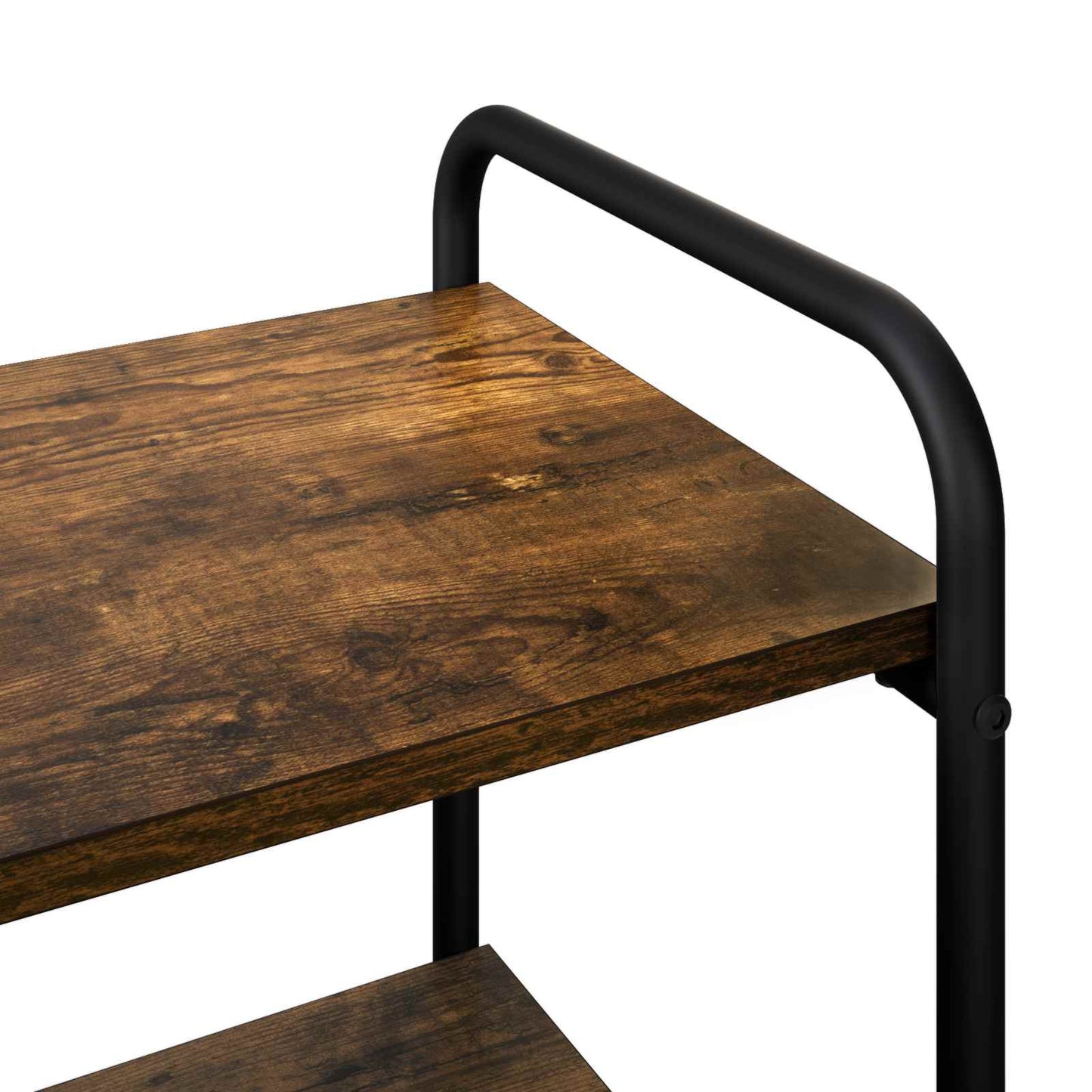 vidaXL Console Table Smoked Oak 80 x 35 x 75 cm Engineered Wood