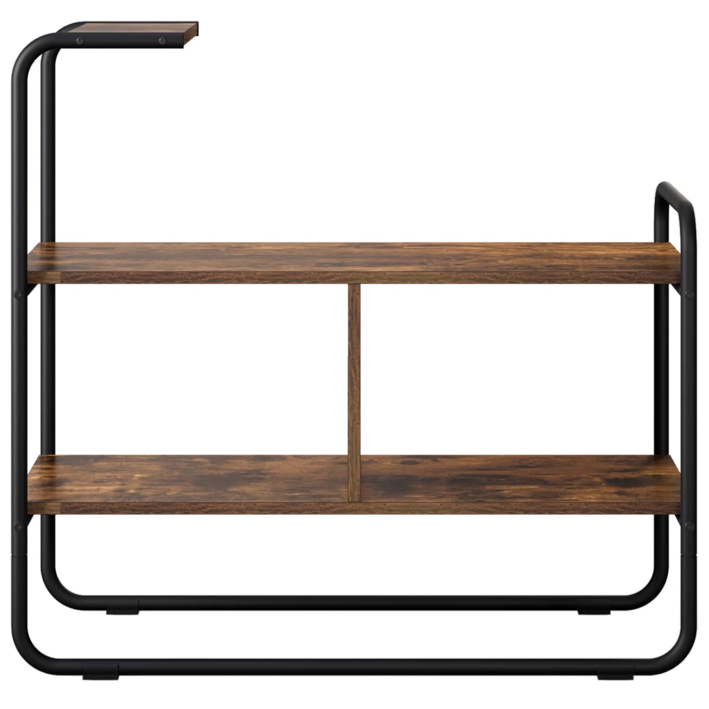 vidaXL Console Table Smoked Oak 80 x 35 x 75 cm Engineered Wood