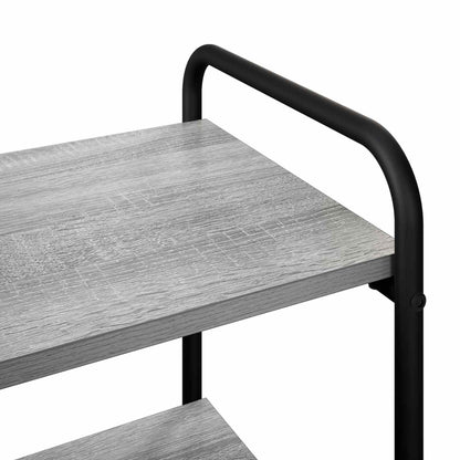 vidaXL Console Table Grey Sonoma 80 x 35 x 75 cm Engineered Wood
