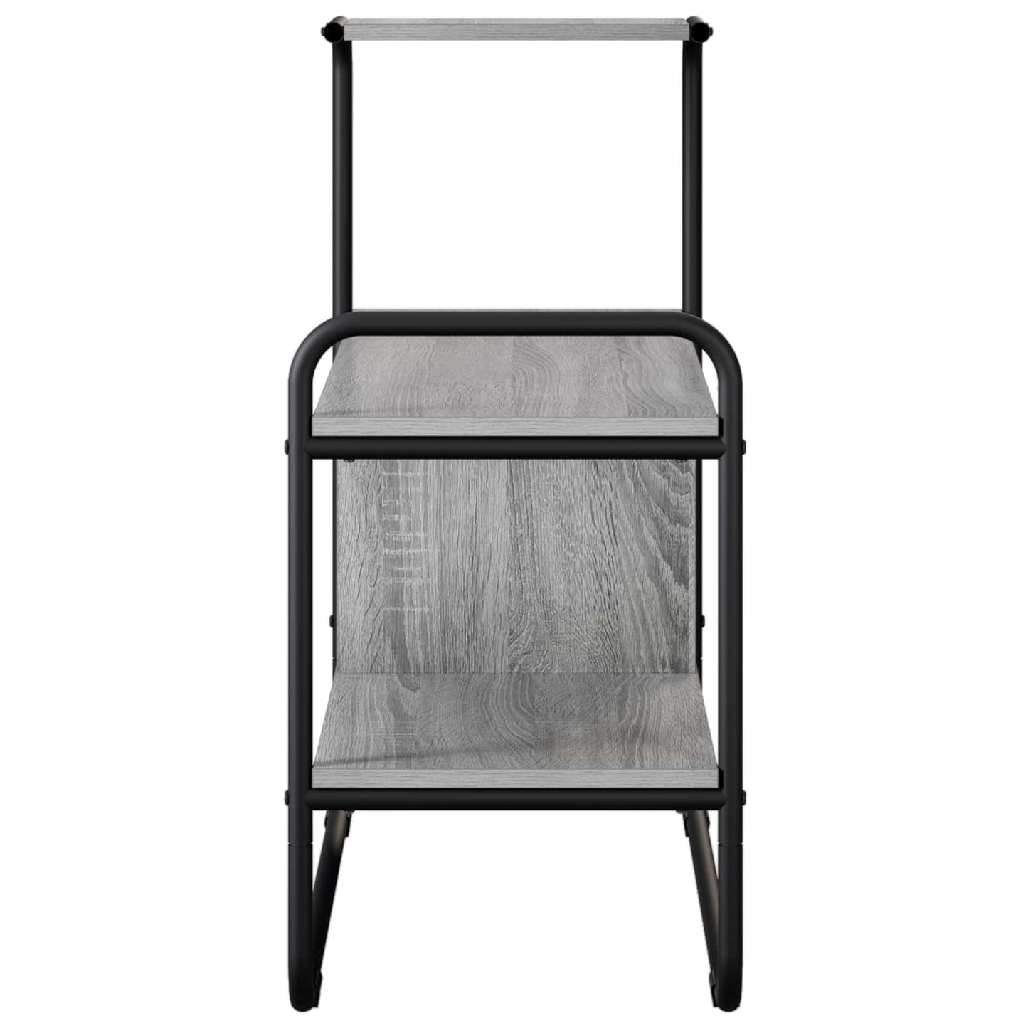 vidaXL Console Table Grey Sonoma 80 x 35 x 75 cm Engineered Wood