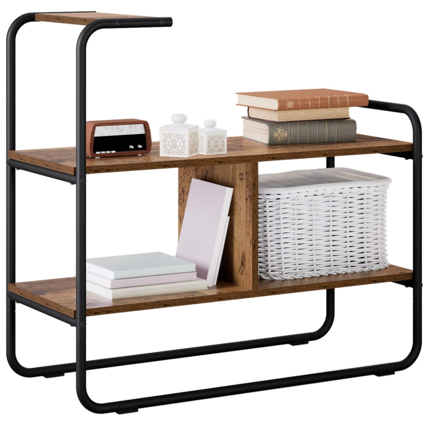 vidaXL Console Table Old Wood 80 x 35 x 75 cm Engineered Wood