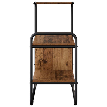vidaXL Console Table Old Wood 80 x 35 x 75 cm Engineered Wood