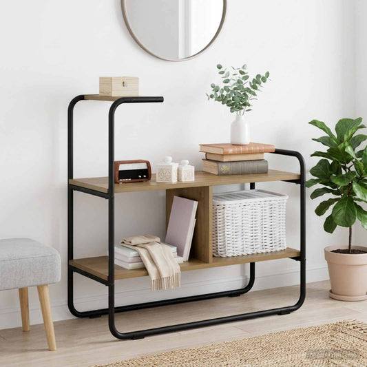 vidaXL Console Table Artisan Oak 80 x 35 x 75 cm Engineered Wood