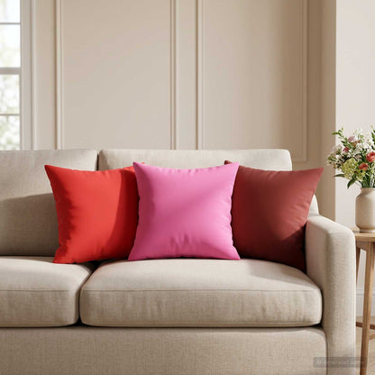 vidaXL Cushion with Pillow HEERLEN 2 pcs Wine Red Polyester