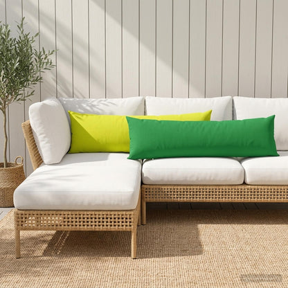 vidaXL Cushion with Pillow HEERLEN 2 pcs Bright Green Polyester