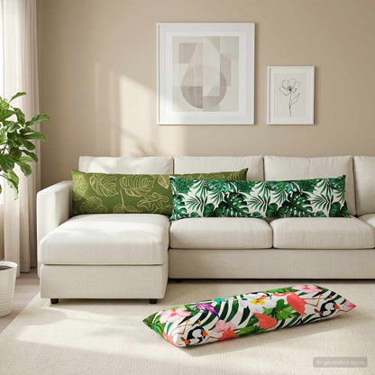 vidaXL Cushion with Pillow HEERLEN Multicolour 40 x 145 cm Polyester