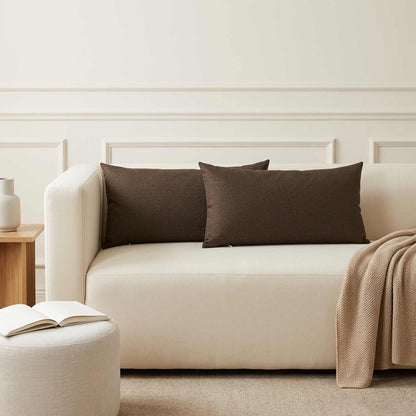 vidaXL Throw Pillow 6 pcs HEERLEN Taupe 40 x 70 cm Fabric
