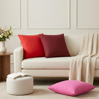 vidaXL Cushion with Pillow HEERLEN 2 pcs Pink Polyester