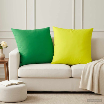 vidaXL Cushion with Pillow HEERLEN 2 pcs Bright Green Polyester