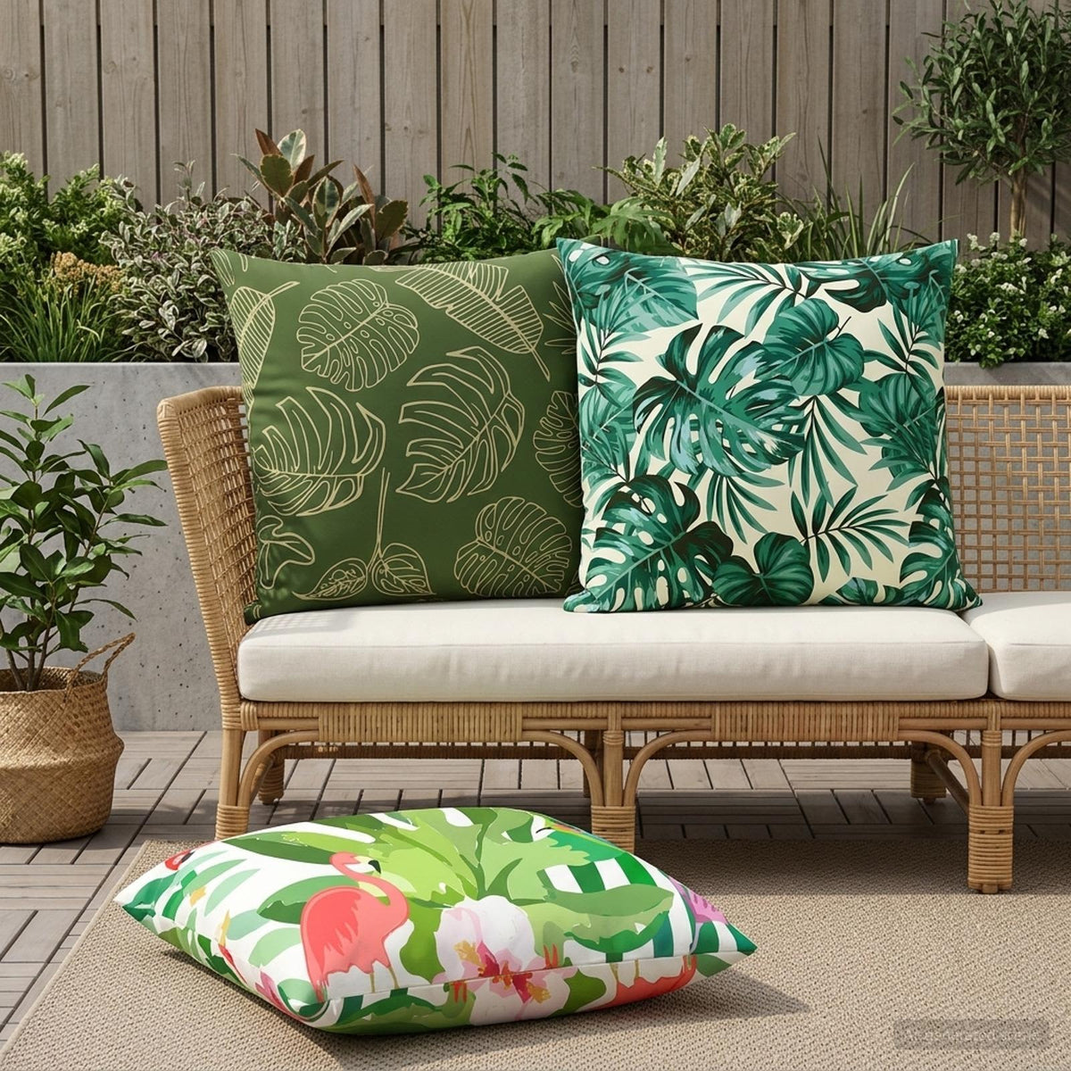 vidaXL Cushion with Pillow HEERLEN 2 pcs Multicolour Polyester
