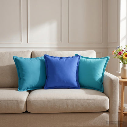 vidaXL Cushion with Pillow HOUTEN 6 pcs Turquoise Polyester