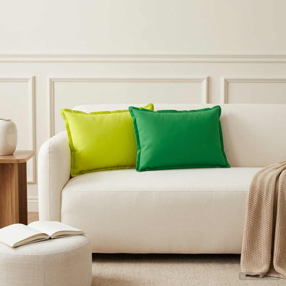 vidaXL Cushion with Pillow HOUTEN 6 pcs Bright Green Polyester