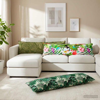 vidaXL Cushion with Pillow HOUTEN 2 pcs Multicolour Polyester