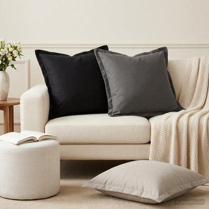 vidaXL Cushion with Pillow HOUTEN 6 pcs Grey Polyester