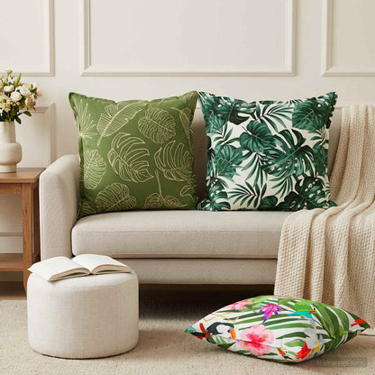 vidaXL Throw Pillow 2 pcs HOUTEN Multicolour 60 x 60 cm Polyester