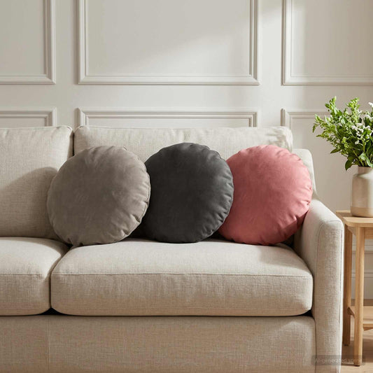 vidaXL Cushion with Pillow HEERLEN 2 pcs Light Grey Velvet