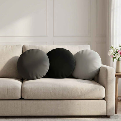 vidaXL Cushion with Pillow HEERLEN 2 pcs Grey Polyester