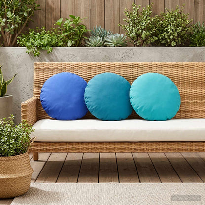 vidaXL Cushion with Pillow HEERLEN 6 pcs Royal Blue Polyester