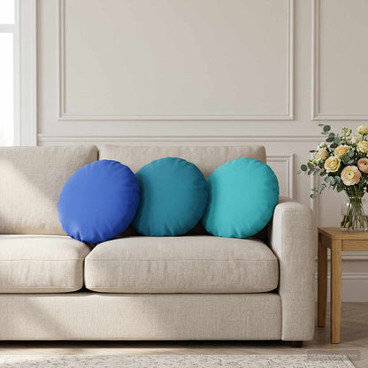 vidaXL Cushion with Pillow HEERLEN 2 pcs Royal Blue Polyester