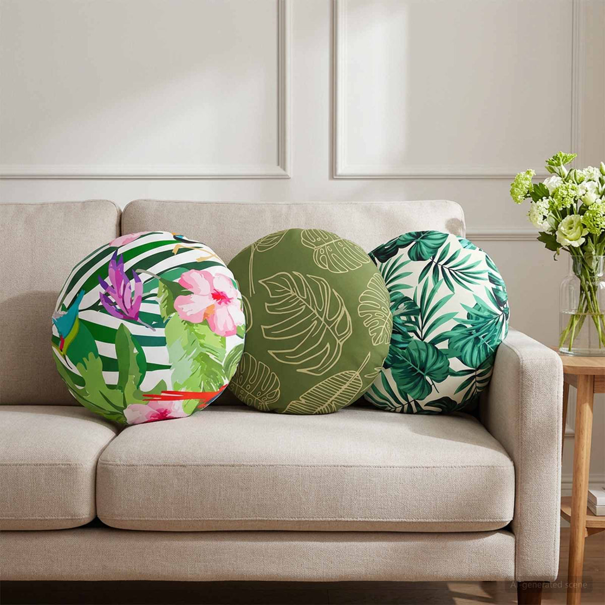vidaXL Cushion with Pillow HEERLEN 2 pcs Multicolour Polyester