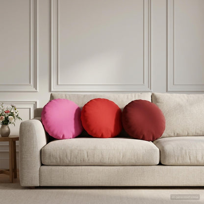 vidaXL Cushion with Pillow HEERLEN 2 pcs Pink Polyester