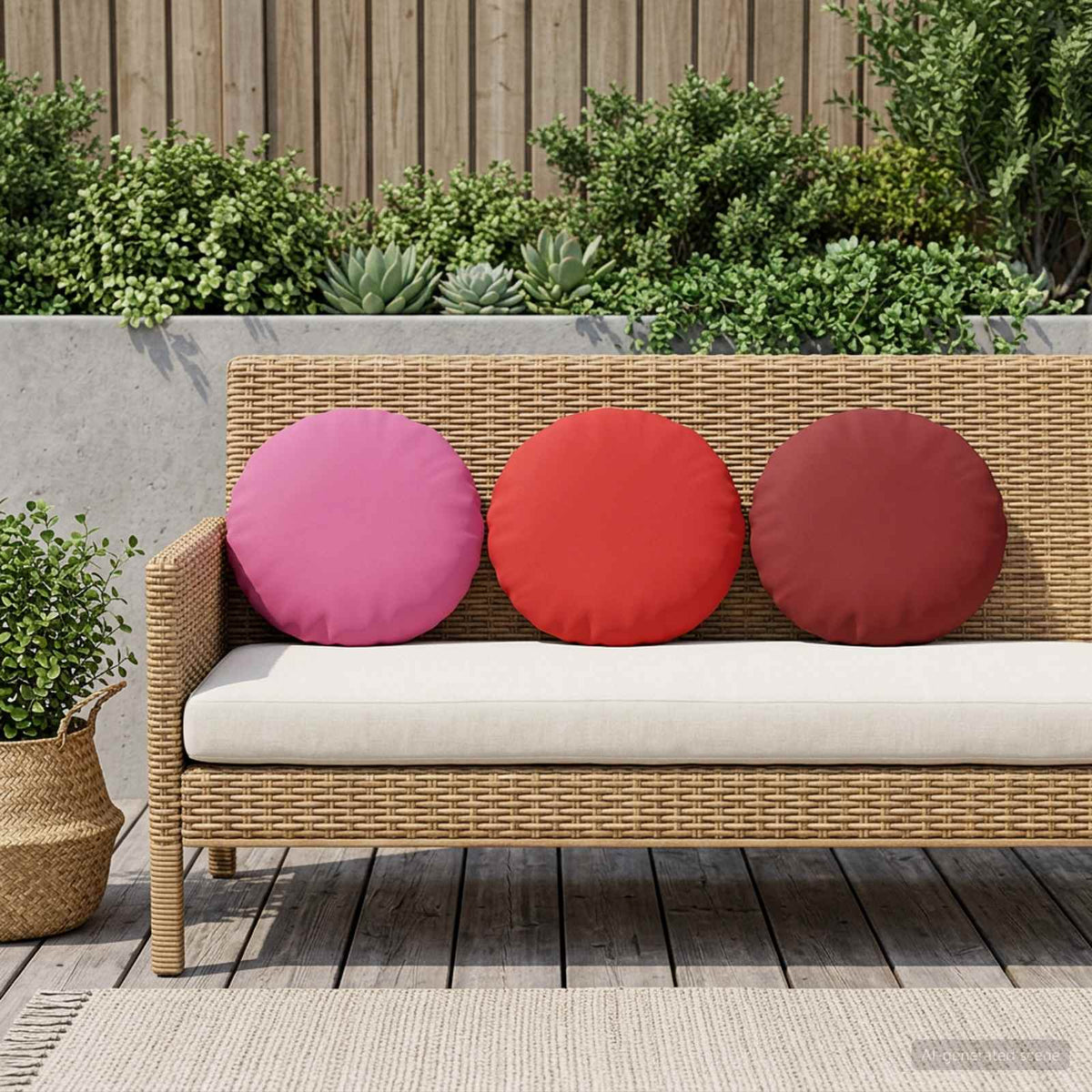 vidaXL Cushion with Pillow HEERLEN 2 pcs Pink Polyester