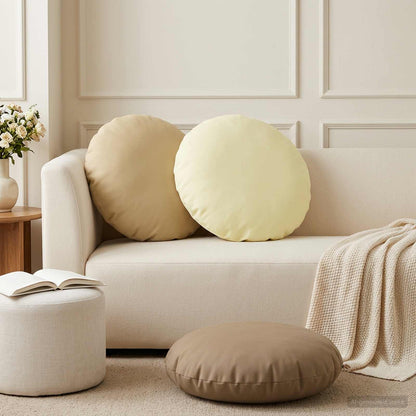 vidaXL Cushion with Pillow HEERLEN 6 pcs Beige Polyester