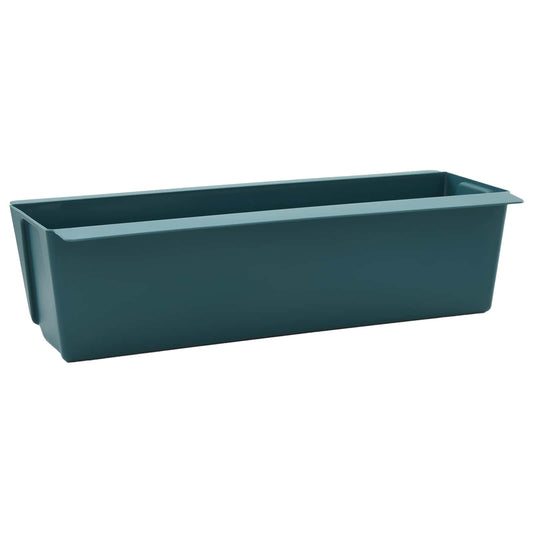 vidaXL Flower Boxes for Euro Pallets 12 pcs Green 36 x 13.5 x 9.5 cm