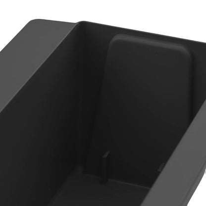 vidaXL Flower Boxes for Euro Pallets 12 pcs Black 36 x 13.5 x 9.5 cm