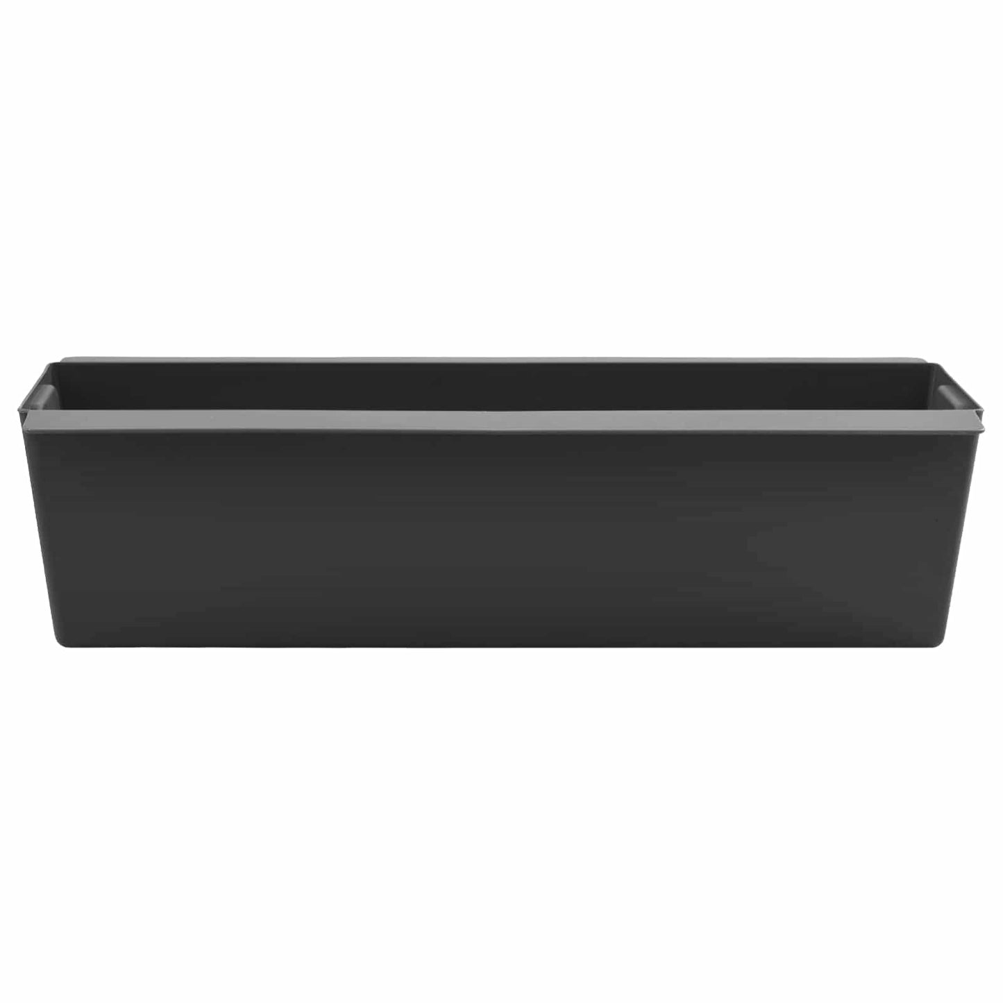vidaXL Flower Boxes for Euro Pallets 12 pcs Black 36 x 13.5 x 9.5 cm