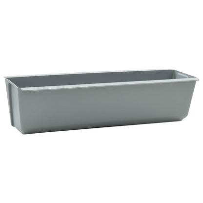 vidaXL Flower Boxes for Euro Pallets 12 pcs Light grey