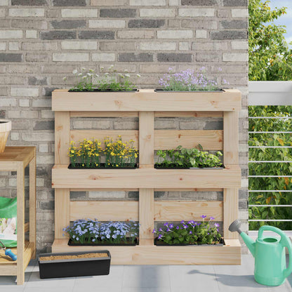 vidaXL Flower Boxes for Euro Pallets 24 pcs Black 36 x 13.5 x 9.5 cm