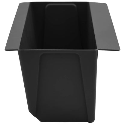 vidaXL Flower Boxes for Euro Pallets 24 pcs Black 36 x 13.5 x 9.5 cm