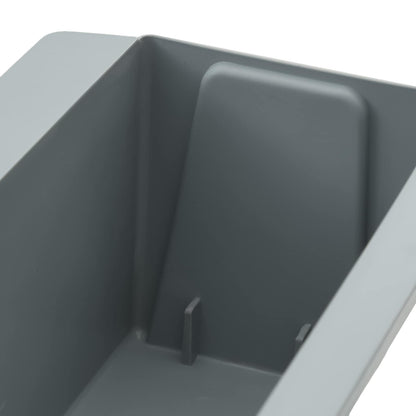vidaXL Flower Boxes for Euro Pallets 24 pcs Light grey