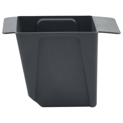 vidaXL Flower Boxes for Euro Pallets 12 pcs Grey 13.5 x 9 x 9.5 cm