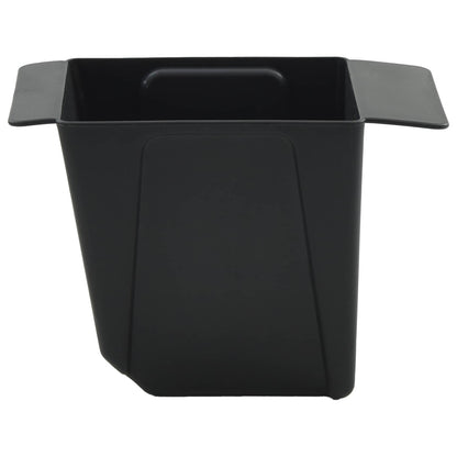 vidaXL Flower Boxes for Euro Pallets 12 pcs Black 14 x 9 x 9.5 cm