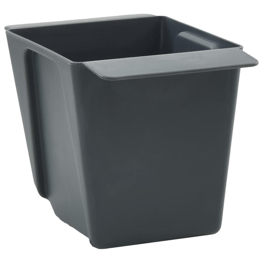 vidaXL Flower Boxes for Euro Pallets 24 pcs Grey 13.5 x 9 x 9.5 cm