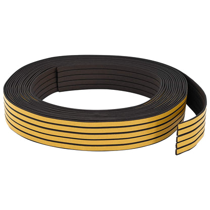 vidaXL Self-Adhesive Window Seal Black 8 x 2 mm 25 m EPDM Foam