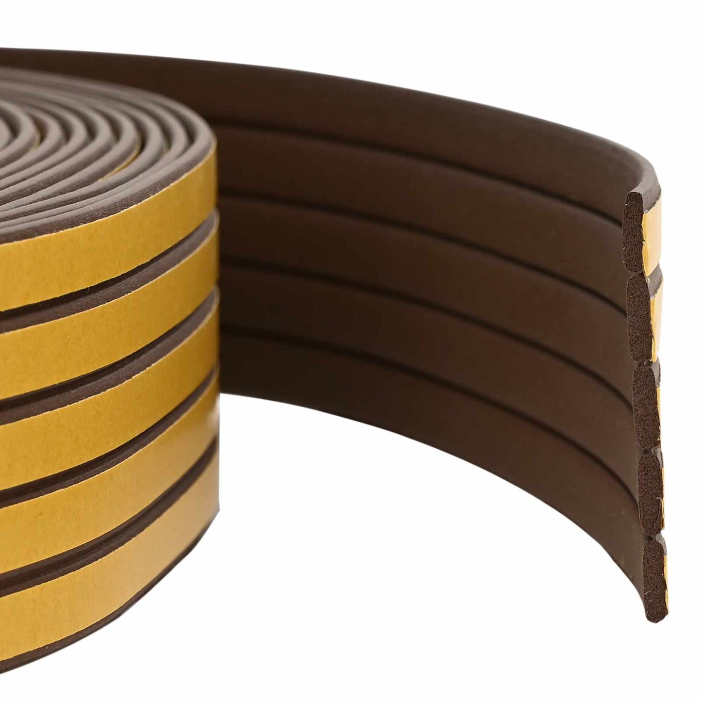 vidaXL Self-Adhesive Window Seal Brown 8 x 2 mm 12 m EPDM Foam