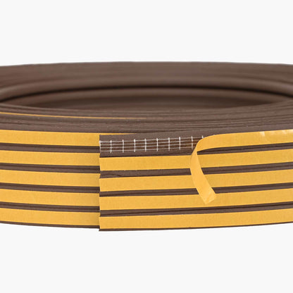 vidaXL Self-Adhesive Window Seal Brown 9 x 3 mm 25 m EPDM Foam