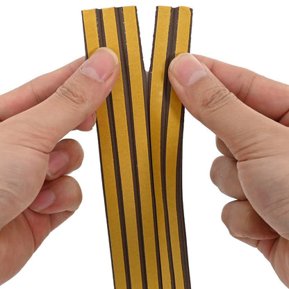 vidaXL Self-Adhesive Window Seal Brown 9 x 4 mm 100 m EPDM Foam