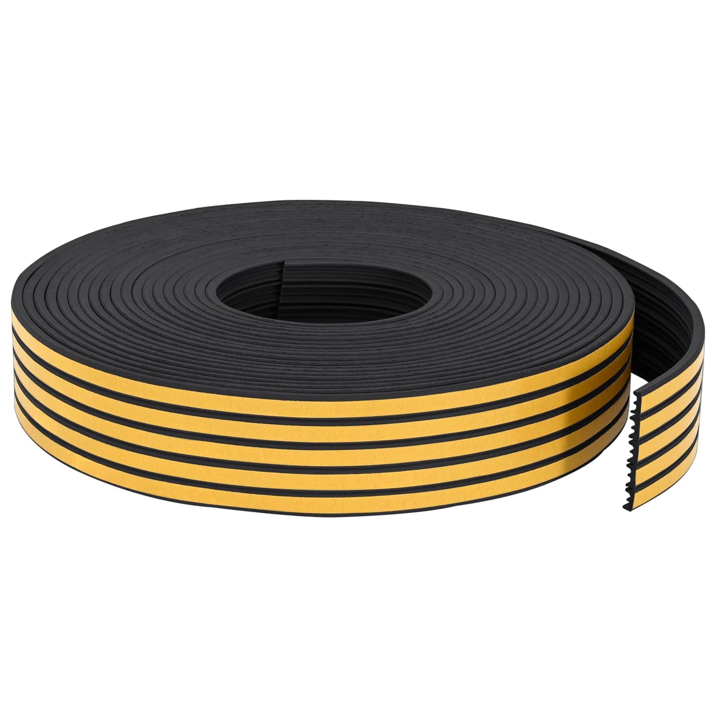 vidaXL Self-Adhesive Window Seal Black 15 x 8 mm 25 m EPDM Foam