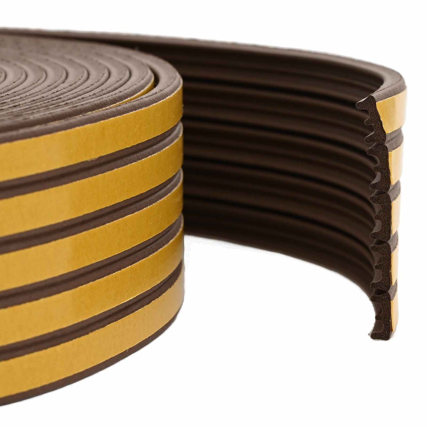 vidaXL Self-Adhesive Window Seal Brown 15 x 8 mm 25 m EPDM Foam