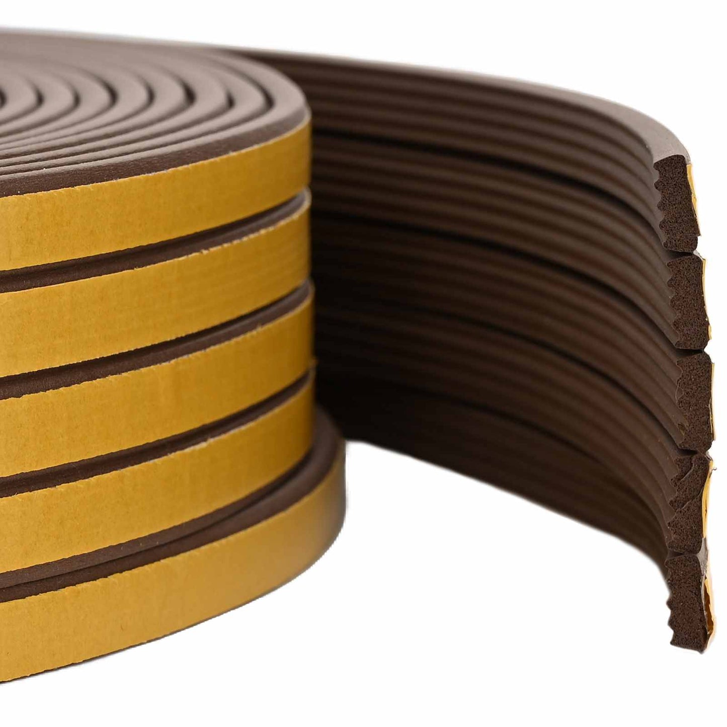 vidaXL Self-Adhesive Window Seal Brown 15 x 8 mm 12 m EPDM Foam