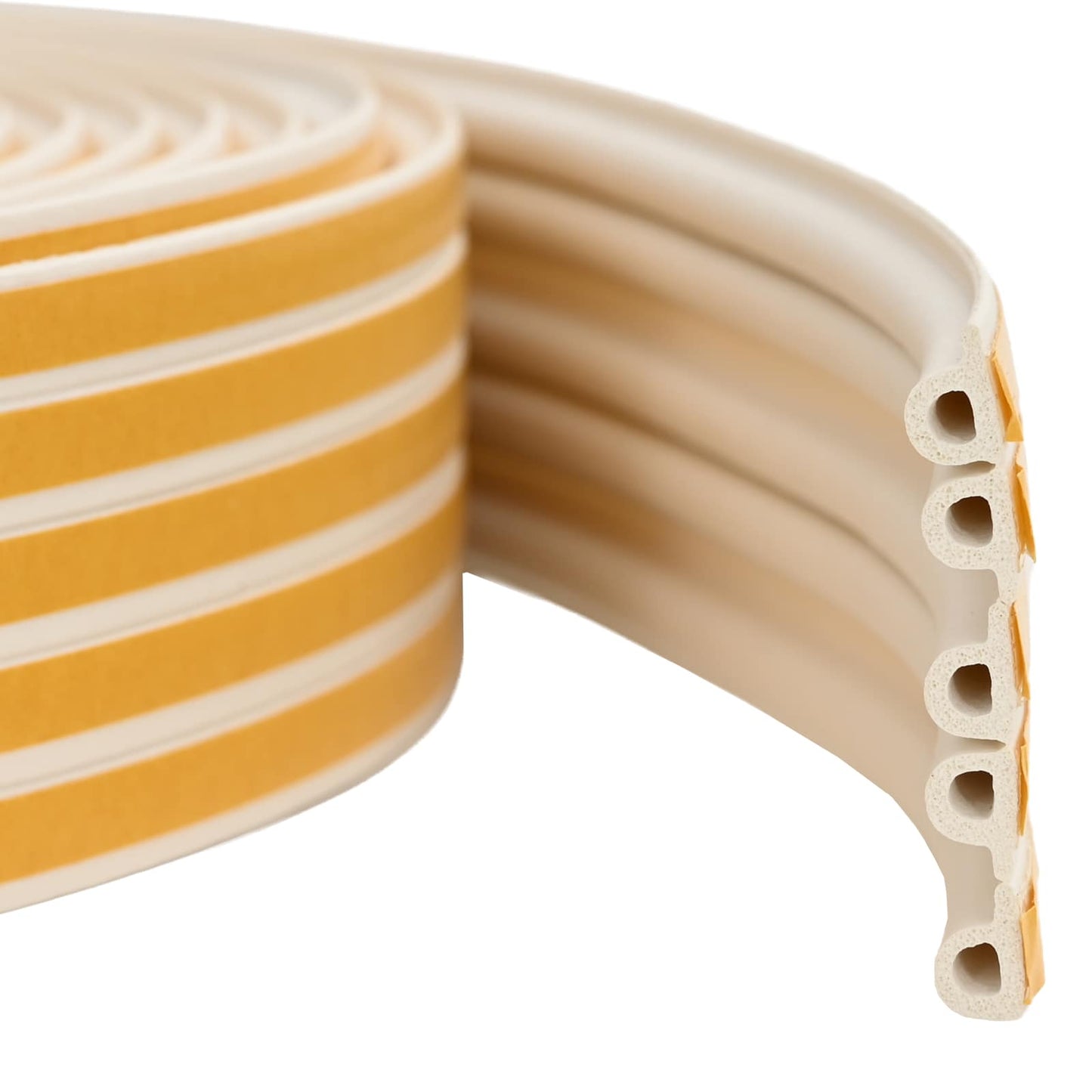 vidaXL Self-Adhesive Window Seal White 9 x 6 mm 100 m EPDM Foam