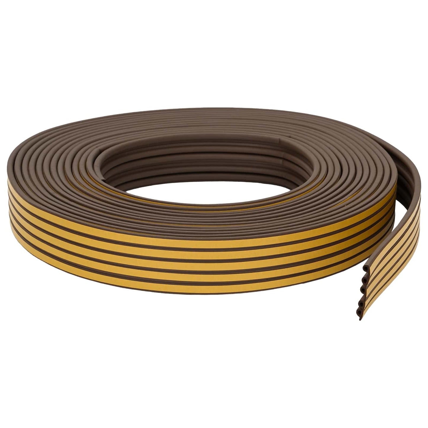 vidaXL Self-Adhesive Window Seal Brown 9 x 6 mm 50 m EPDM Foam