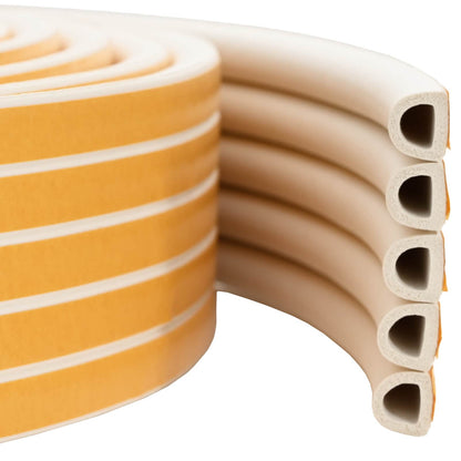 vidaXL Self-Adhesive Window Seal White 14 x 12 mm 12 m EPDM Foam