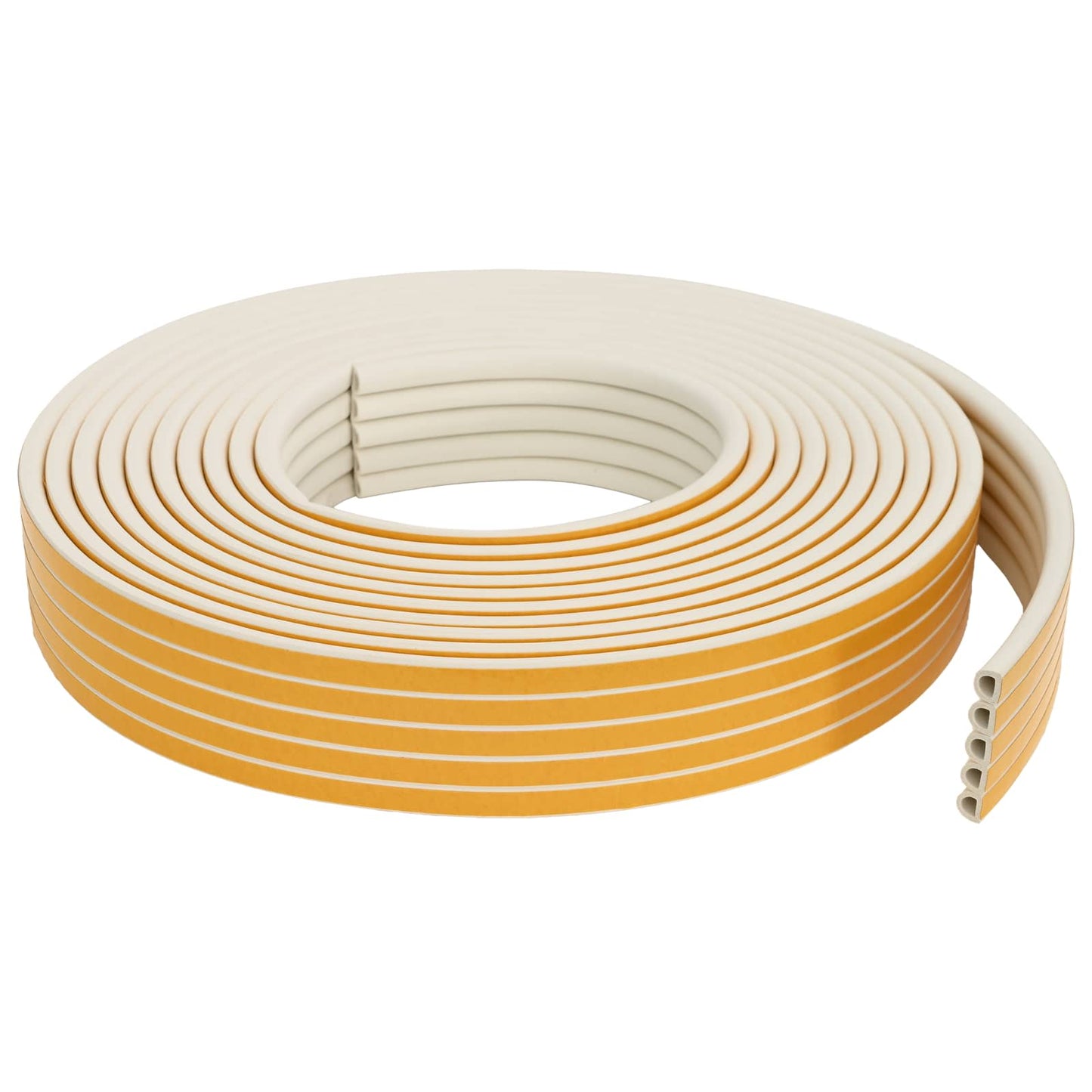 vidaXL Self-Adhesive Window Seal White 14 x 12 mm 100 m EPDM Foam